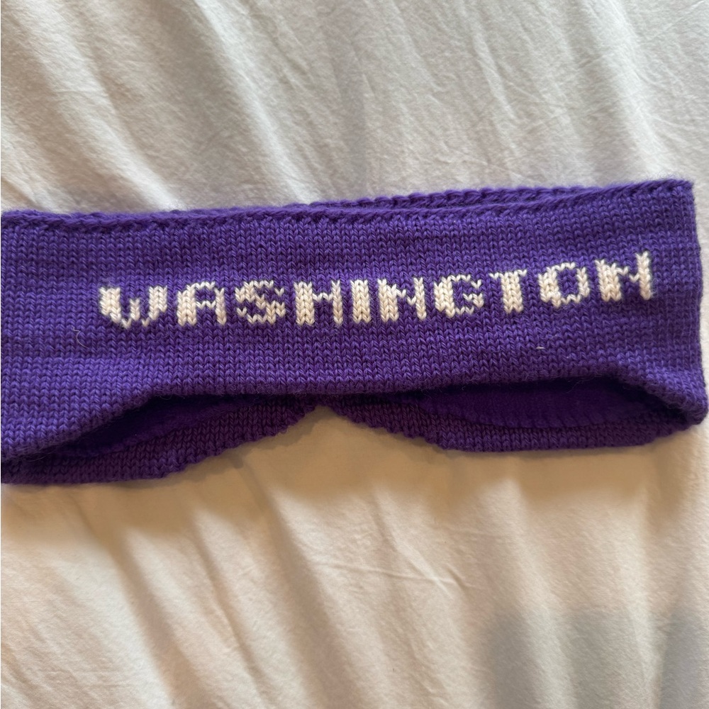 Vermont Originals University of Washington 100% Wool Purple Headband